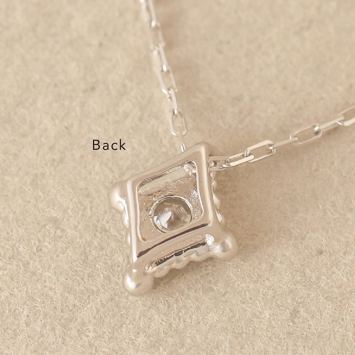 ネックレスダイヤモンド一粒天然ダイヤ | 51083