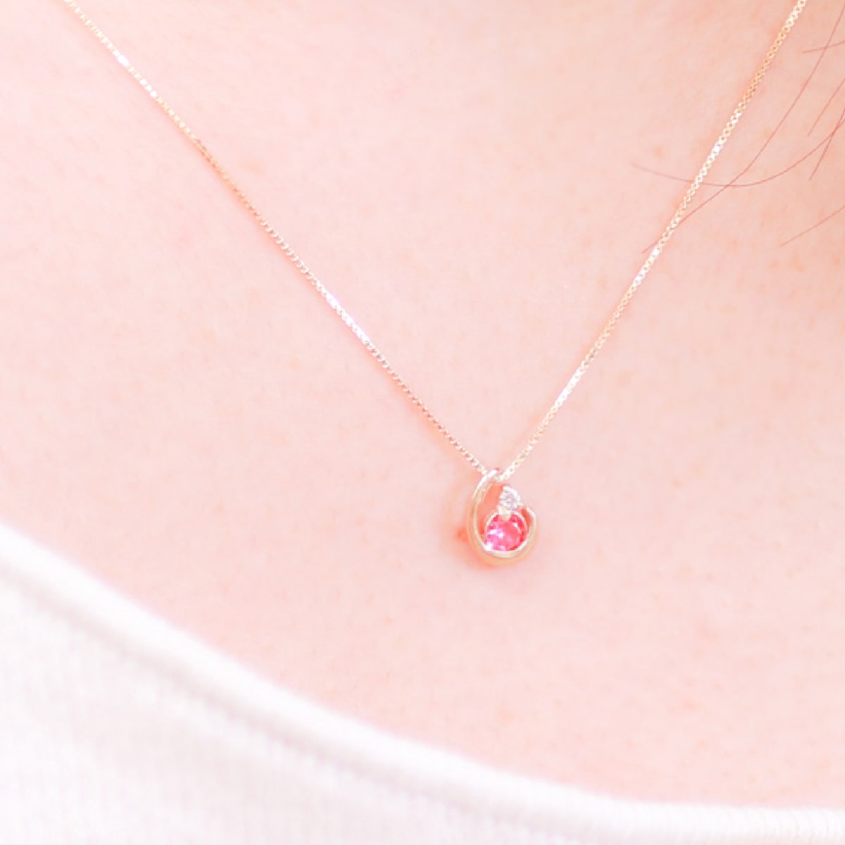 ルビーネックレスダイヤモンドネックレス | 51347cs