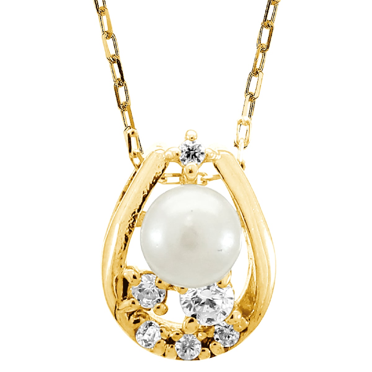 ダイヤモンド 真珠 ネクレス MATSUMOTO 18金 ダイヤモンド 真珠