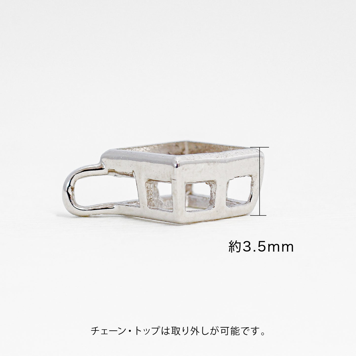 【空枠】5.0mm角 ペンダント | wk53566