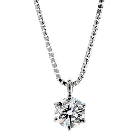 プラチナダイヤモンドネックレス0.3ct|82-0001ns