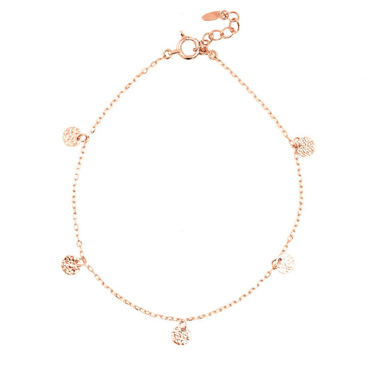 小豆チェーンブレスレット アジャスター付き | ae14