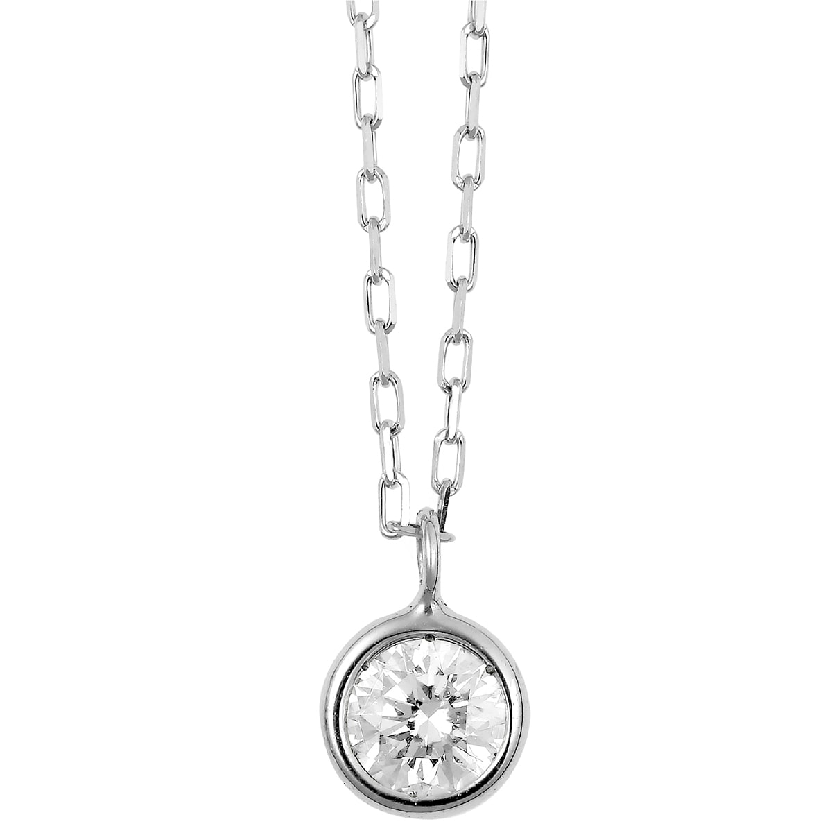 ダイヤモンドネックレス0.13ct一粒天然ダイヤ | mix5