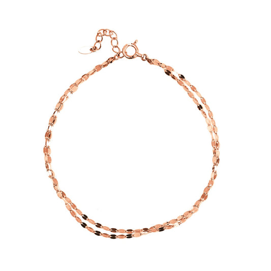 フラワーチェーン2連ブレスレット アジャスター付き | bfw025bfw025