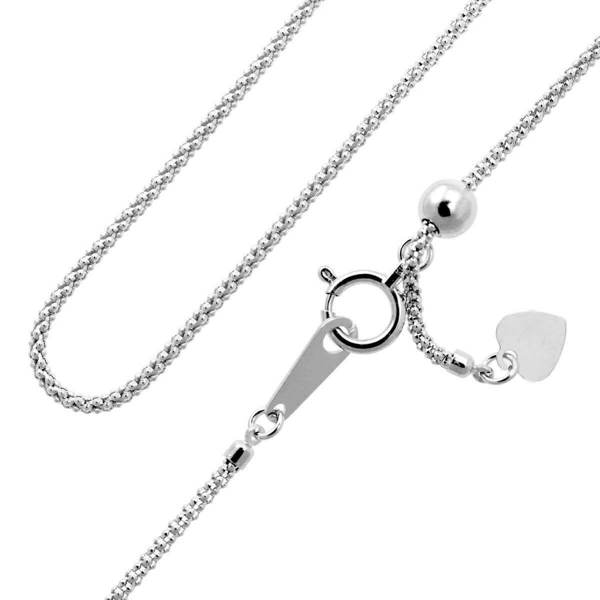 ネックレス チェーン ボンバータ スライドアジャスター 幅1.4mm 長さ45cm | chain-bon-1.4