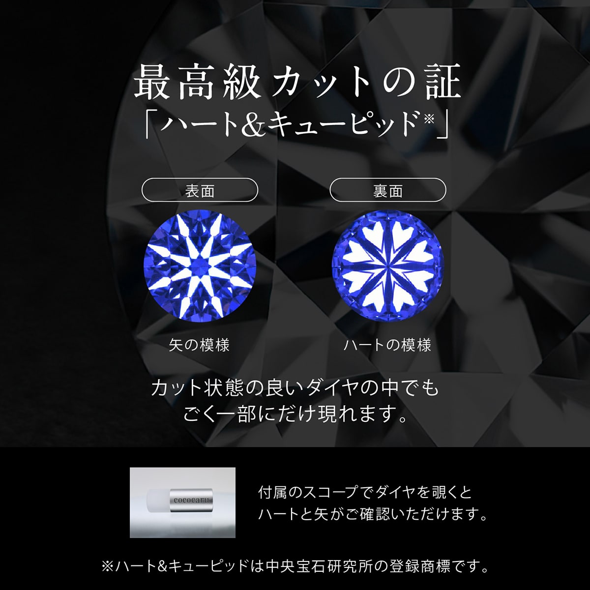 ネックレスダイヤモンドH&Cハートアンドキューピッド金属アレルギー | co-9