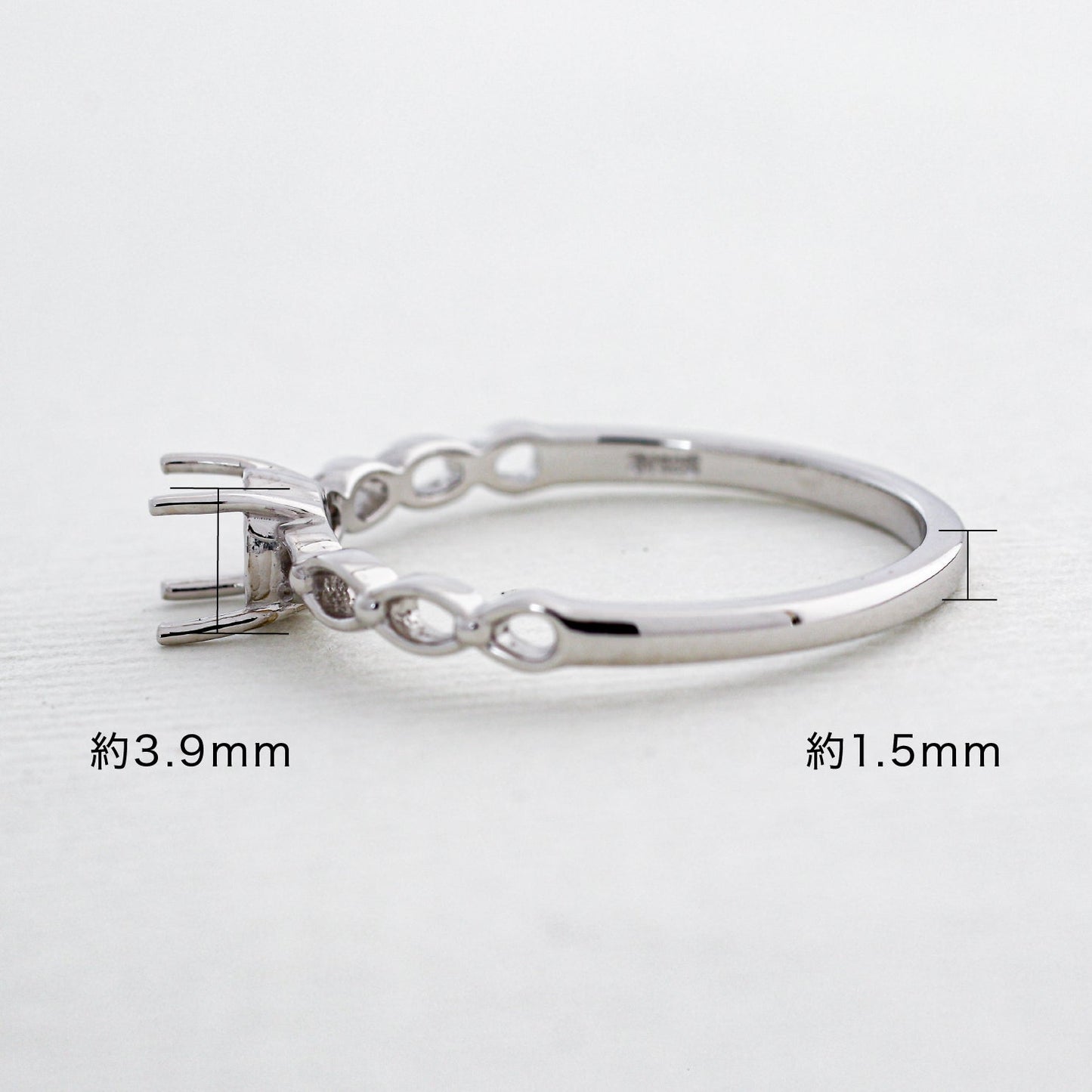 【空枠】4.3mm丸 0.30ct リング | wkcor-78