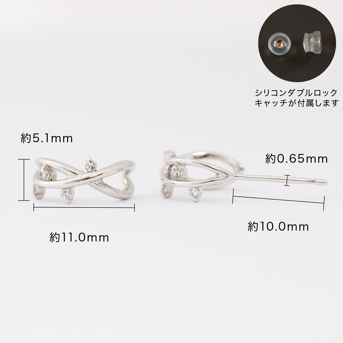 天然ダイヤモンドピアス | cp1130