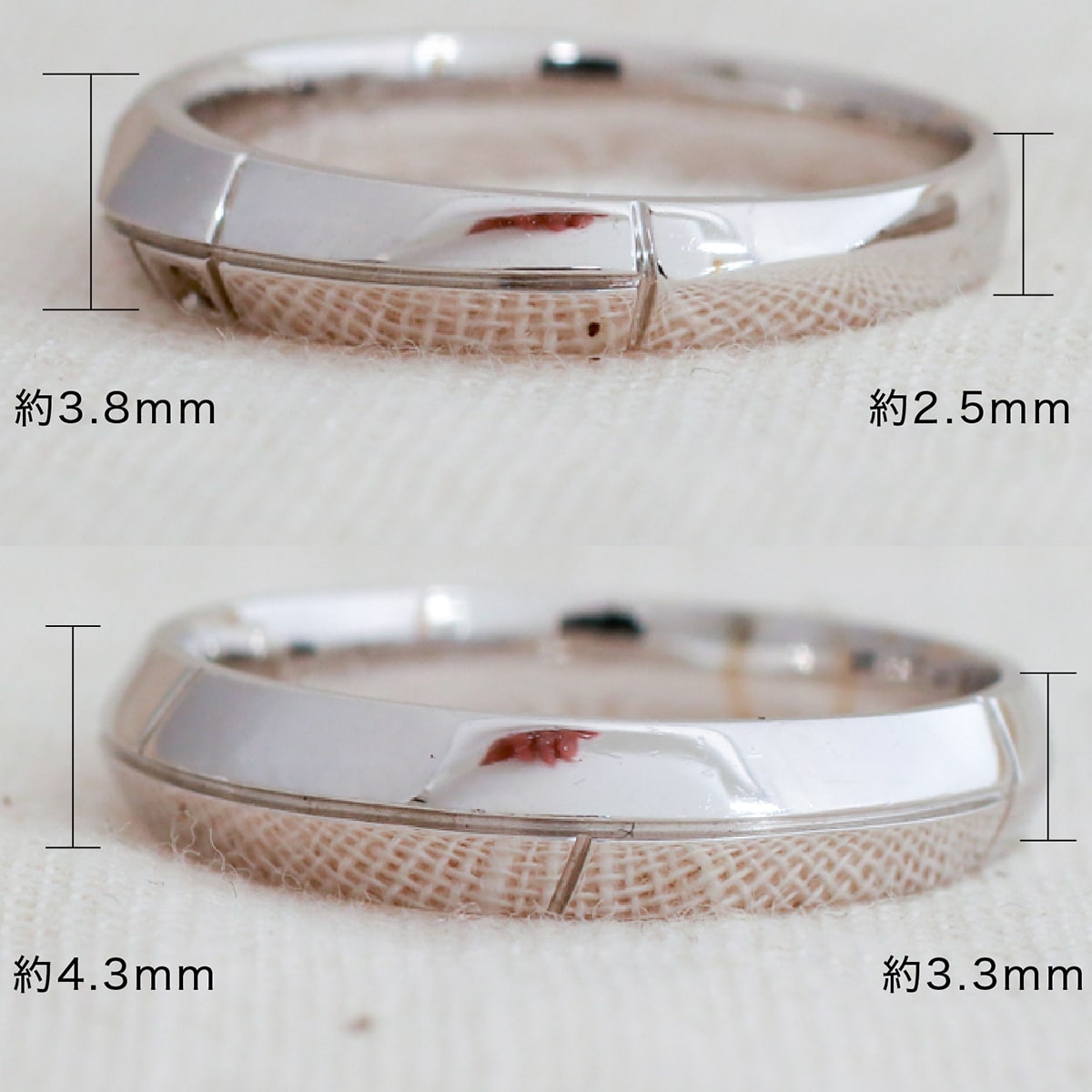 ペアリング 結婚指輪 ダイヤモンド 2本セット | dr3686dr3634