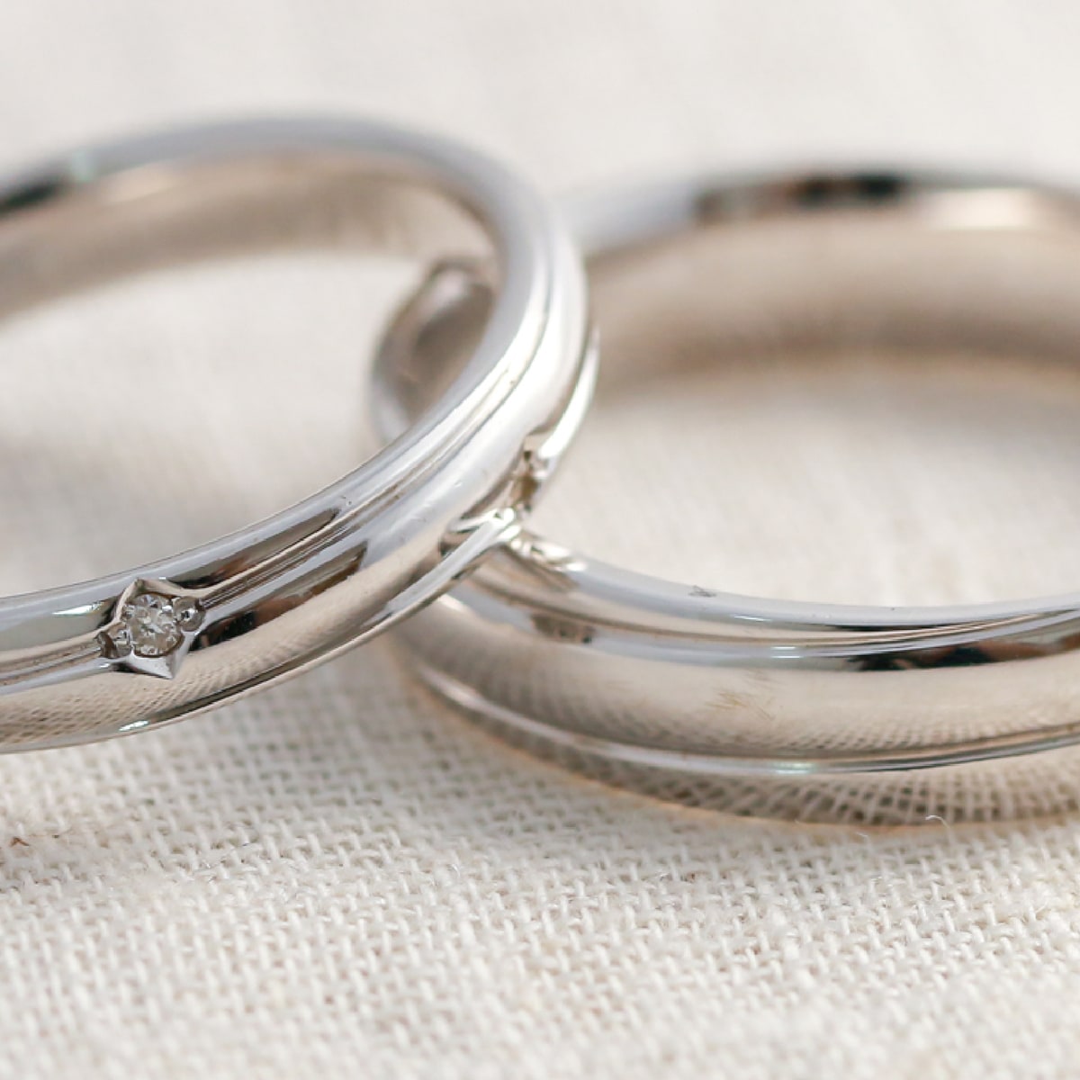 ペアリング 結婚指輪 ダイヤモンド 2本セット | dr3688dr3644