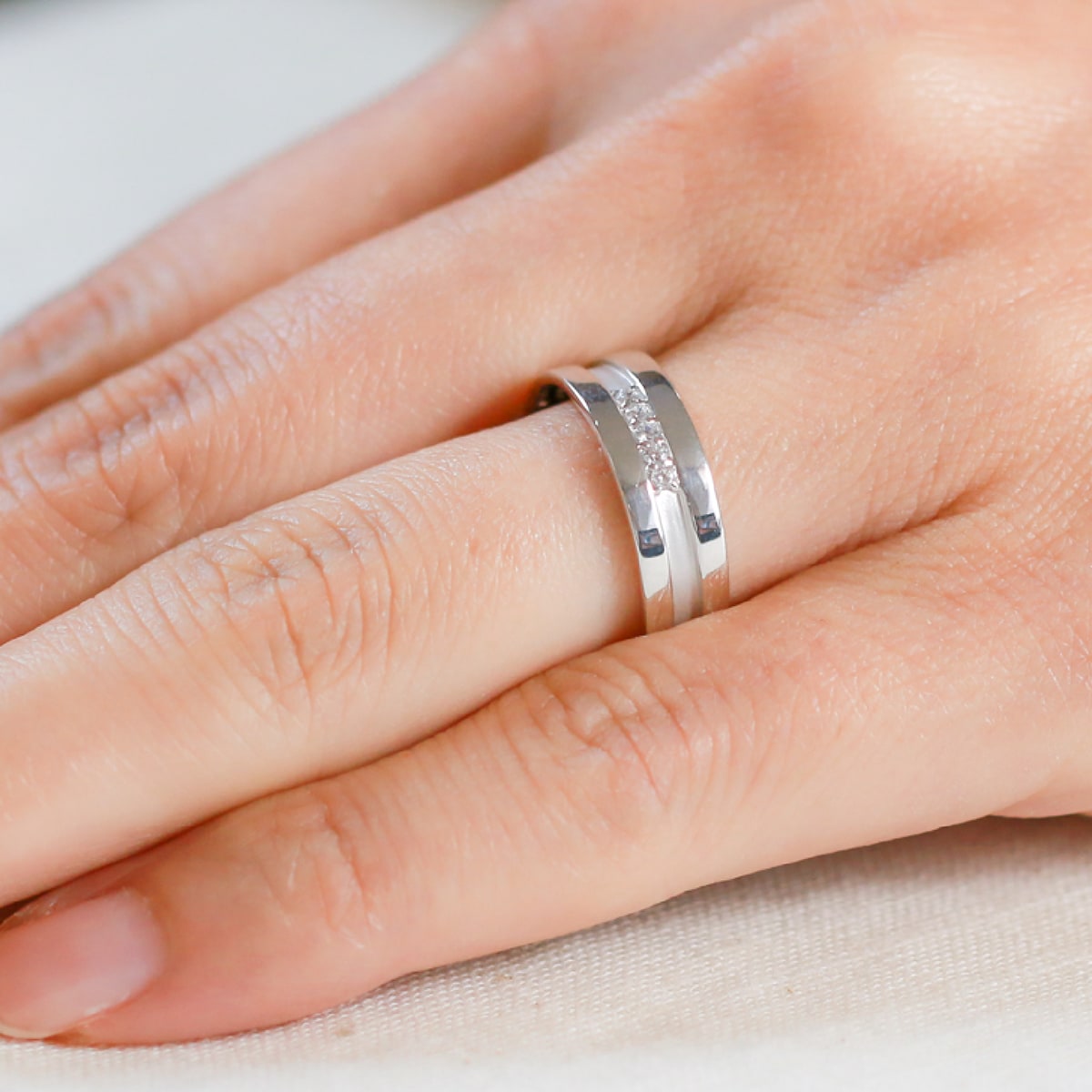 ペアリング 結婚指輪 ダイヤモンド 2本セット | dr3755dr3765