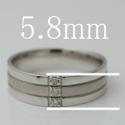 ペアリング 結婚指輪 ダイヤモンド 2本セット | dr3757dr3756