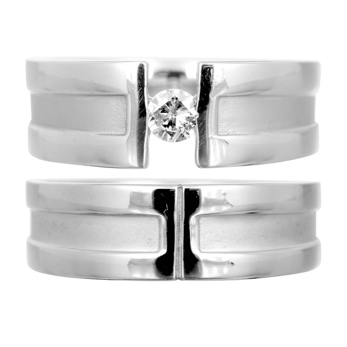 ペアリング 結婚指輪 ダイヤモンド 2本セット | dr3766dr3765