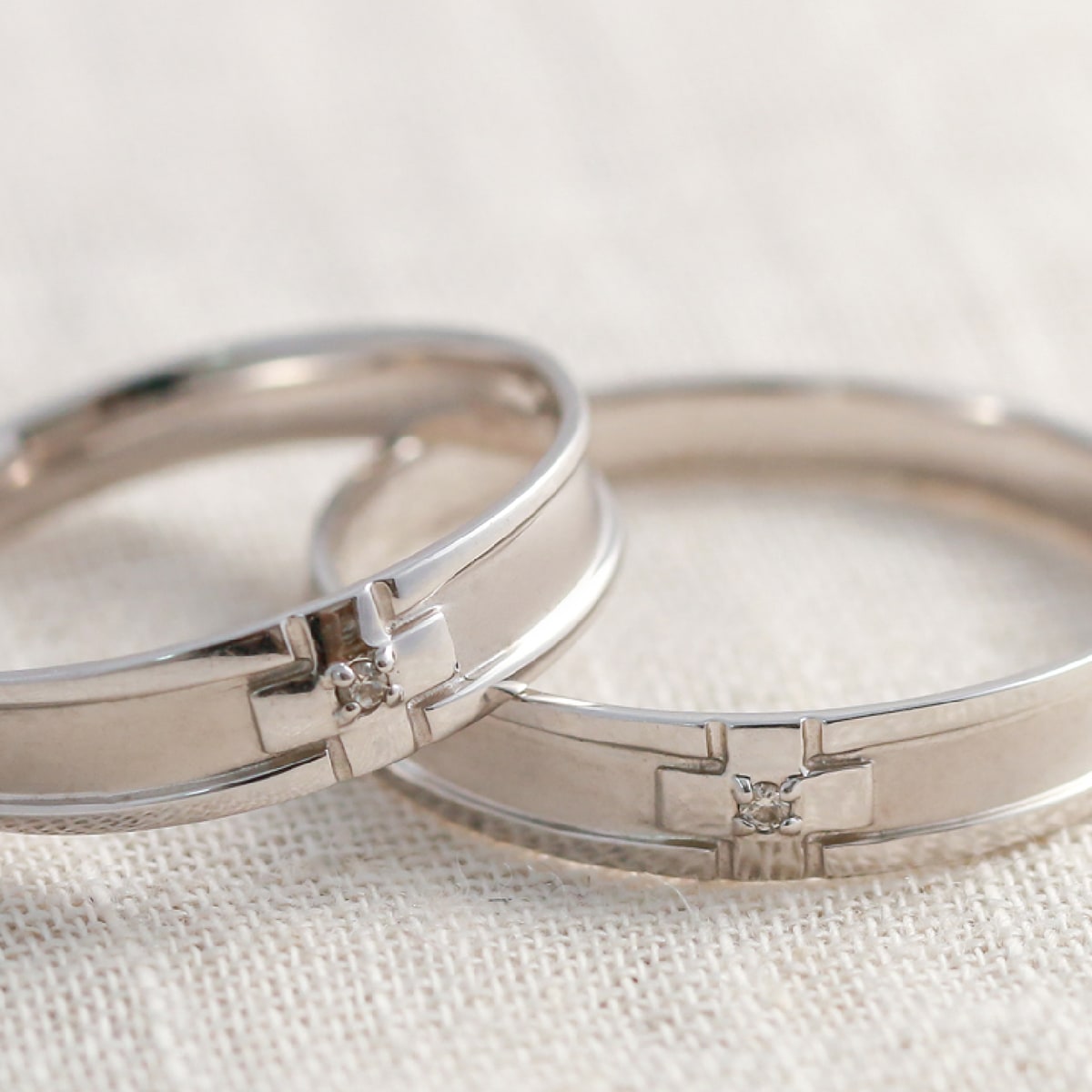 ペアリング 結婚指輪 ダイヤモンド 2本セット | dr4734dr4734