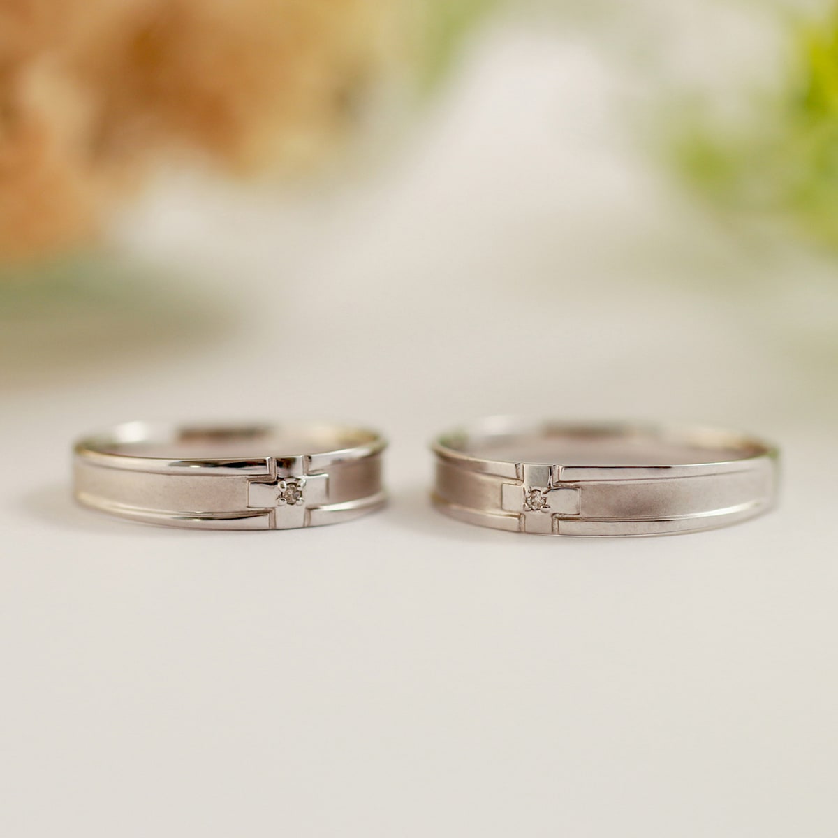 ペアリング 結婚指輪 ダイヤモンド 2本セット | dr4734dr4734