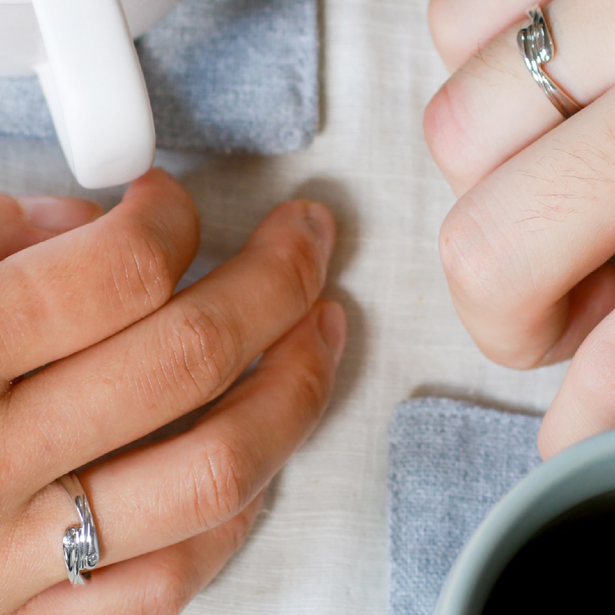 ペアリング 結婚指輪 ダイヤモンド 2本セット | dr493l-dr493m