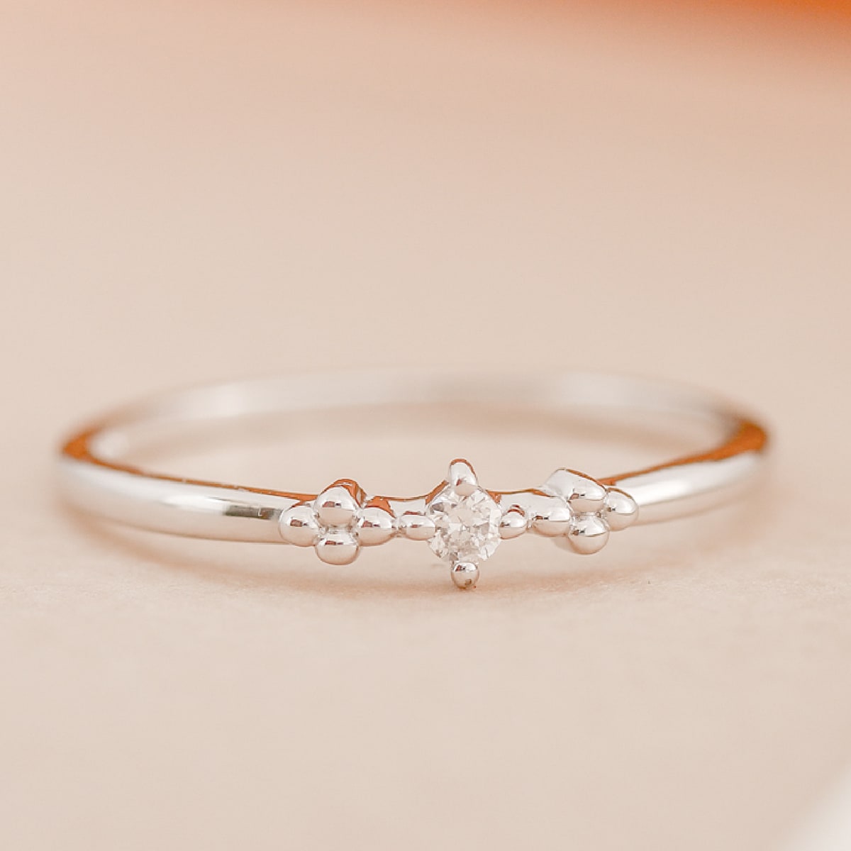 ダイヤモンドリング 極細リング | dr6521