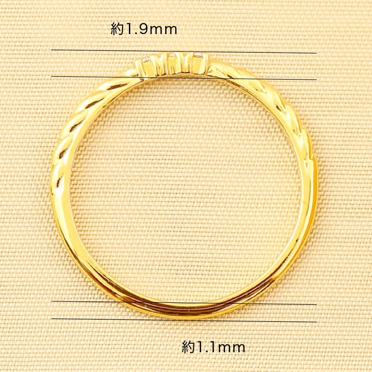 ダイヤモンドリング 極細リング | dr6524