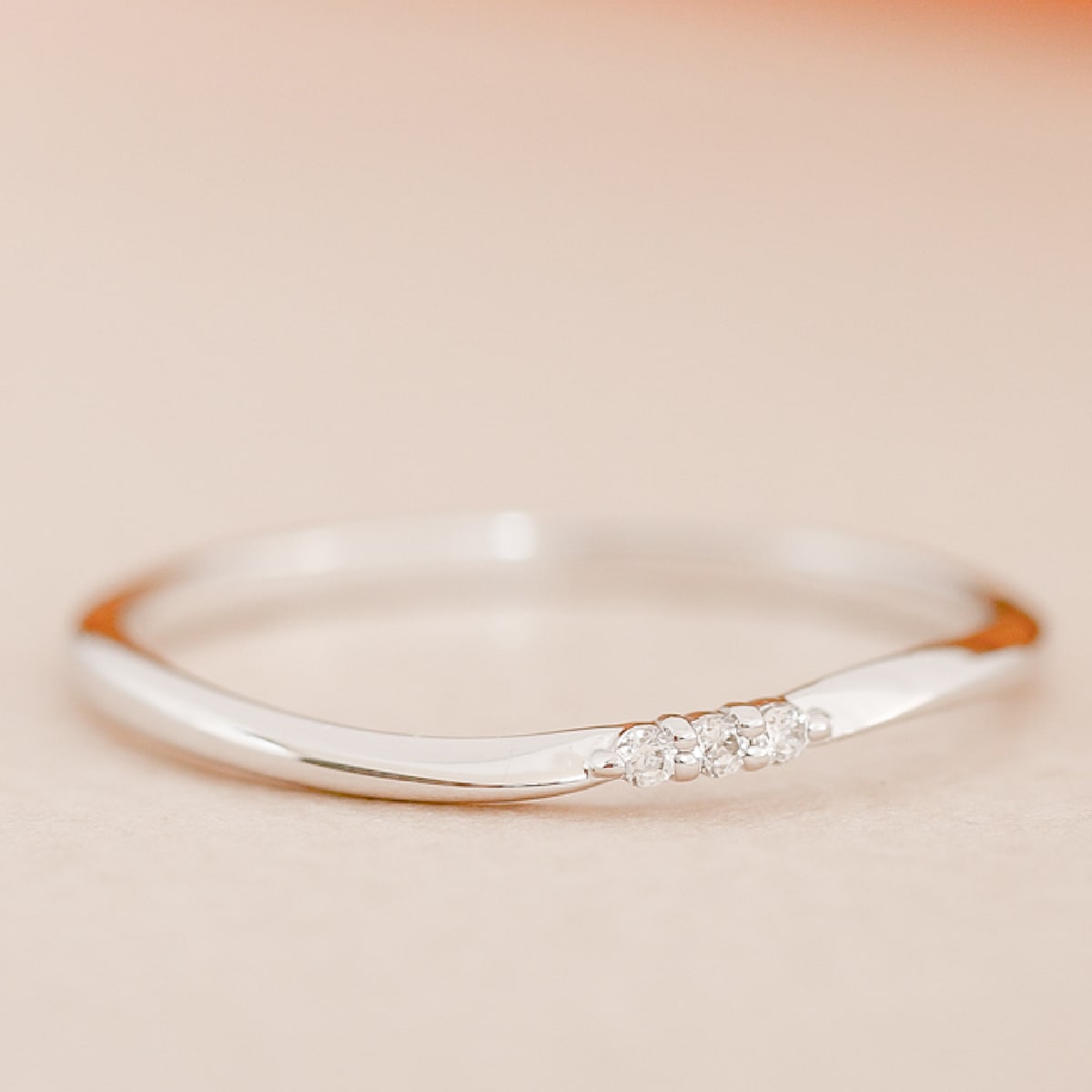 ダイヤモンドリング 極細リング | dr6525