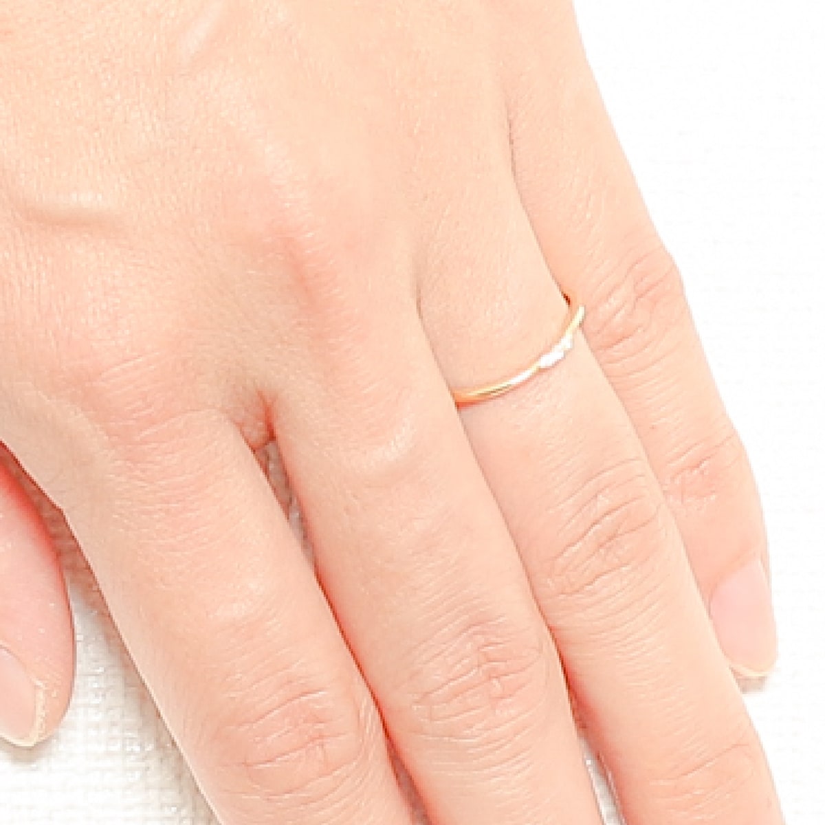 ダイヤモンドリング 極細リング | dr6525