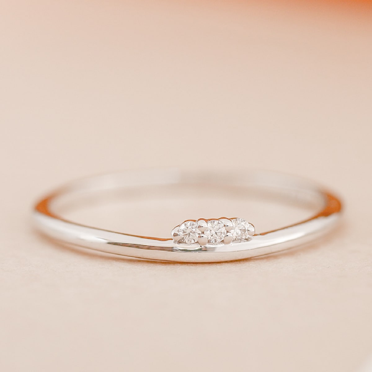 ダイヤモンドリング 極細リング | dr6526