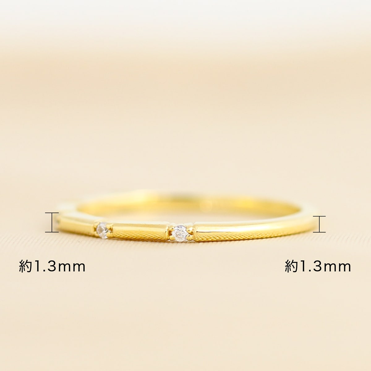 ダイヤモンドリング 極細リング | dr6622