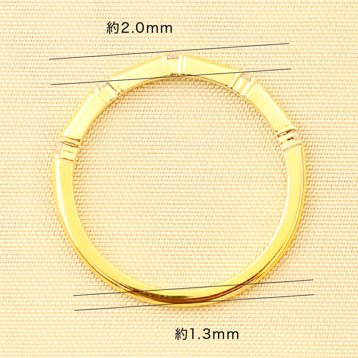 ダイヤモンドリング 極細リング | dr6622