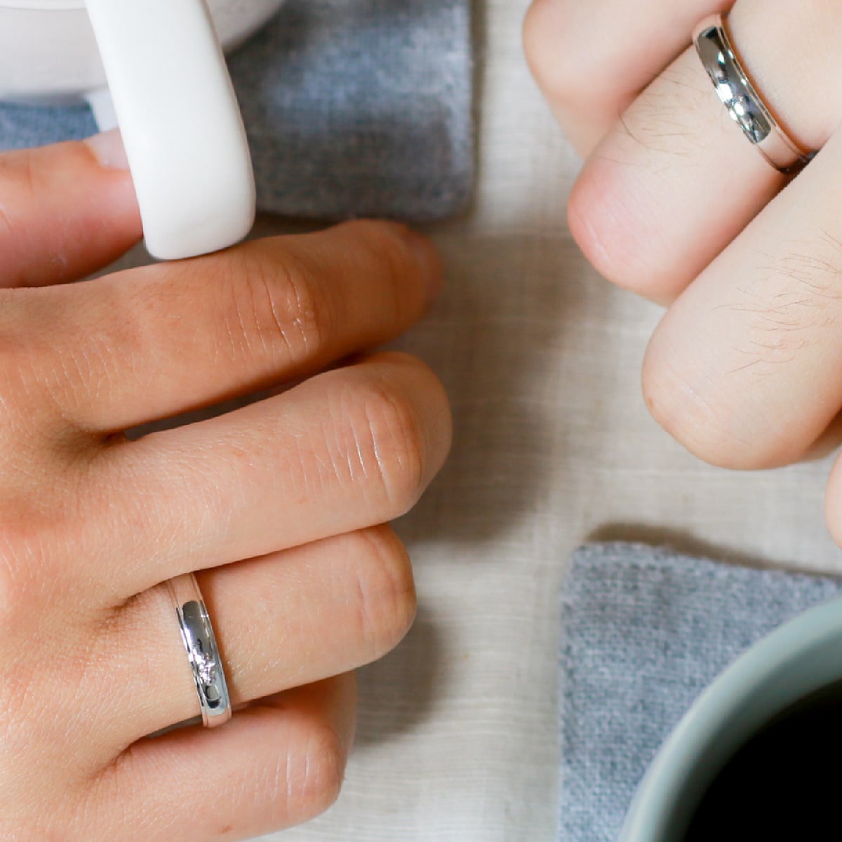 ペアリング 結婚指輪 ダイヤモンド 2本セット | dr790l-mr439m
