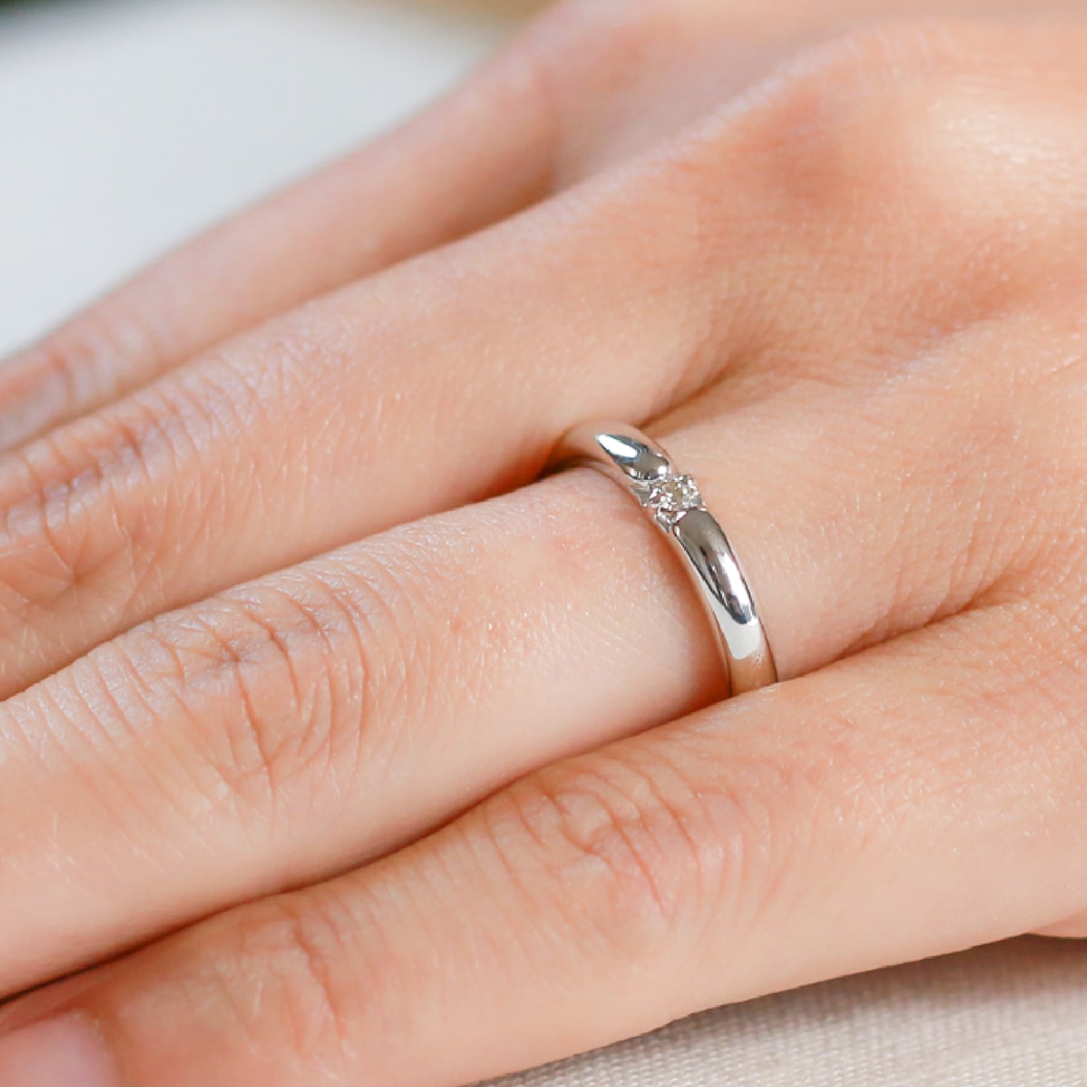 ペアリング 結婚指輪 ダイヤモンド 2本セット | dr791l-mr440m
