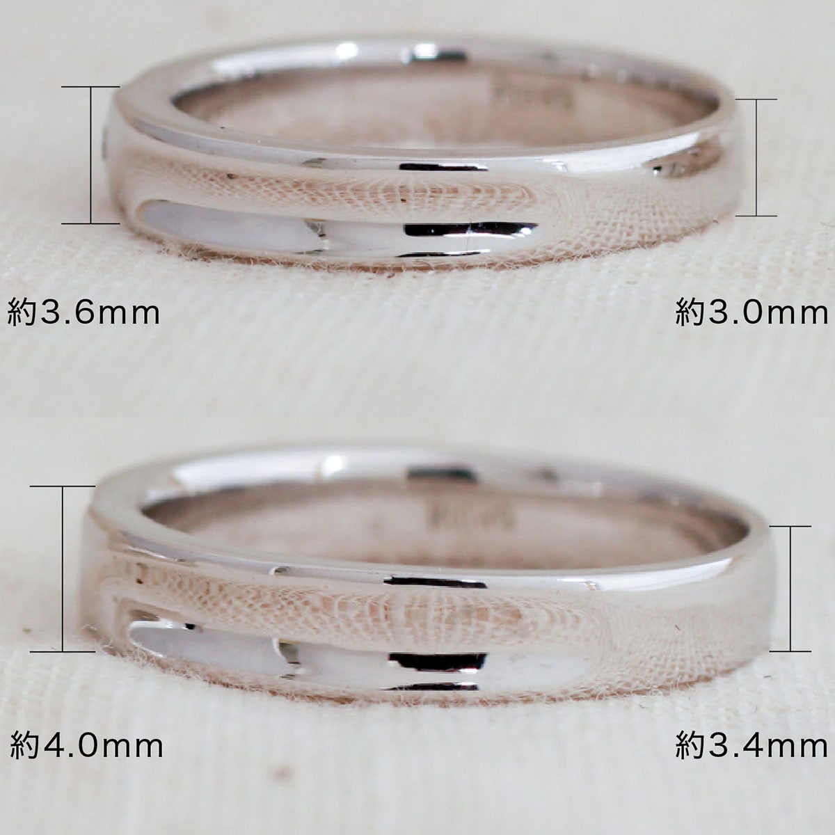ペアリング 結婚指輪 ダイヤモンド 2本セット | dr792l-mr441m