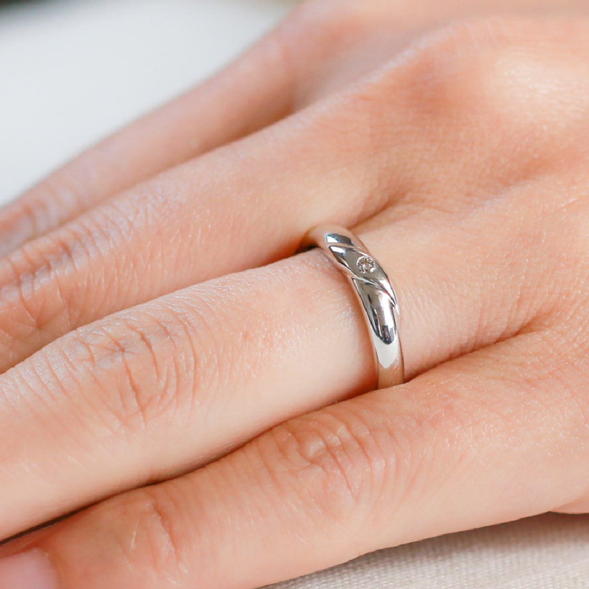 ペアリング 結婚指輪 ダイヤモンド 2本セット | dr793l-mr442m