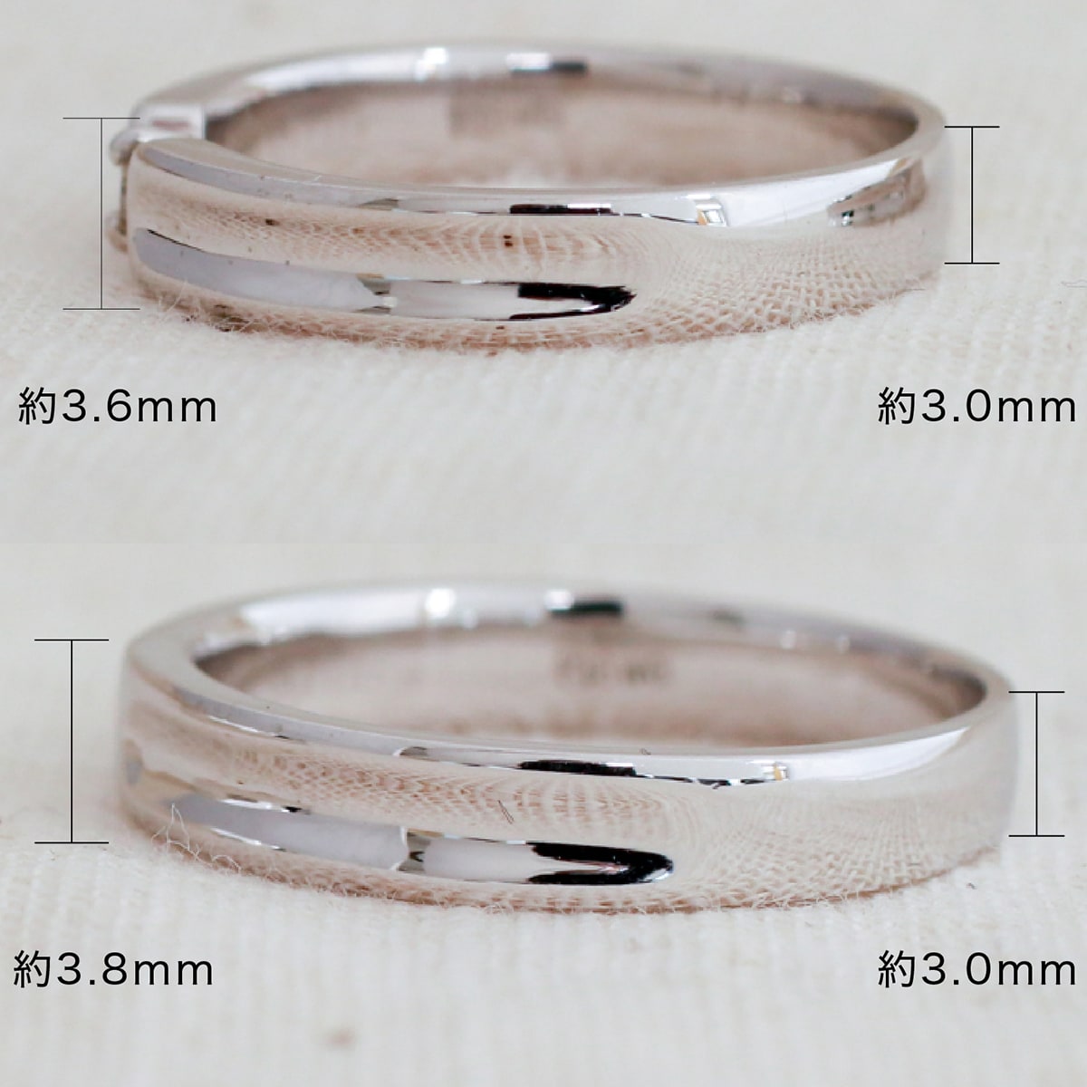 ペアリング 結婚指輪 ダイヤモンド 2本セット | dr794l-mr443m