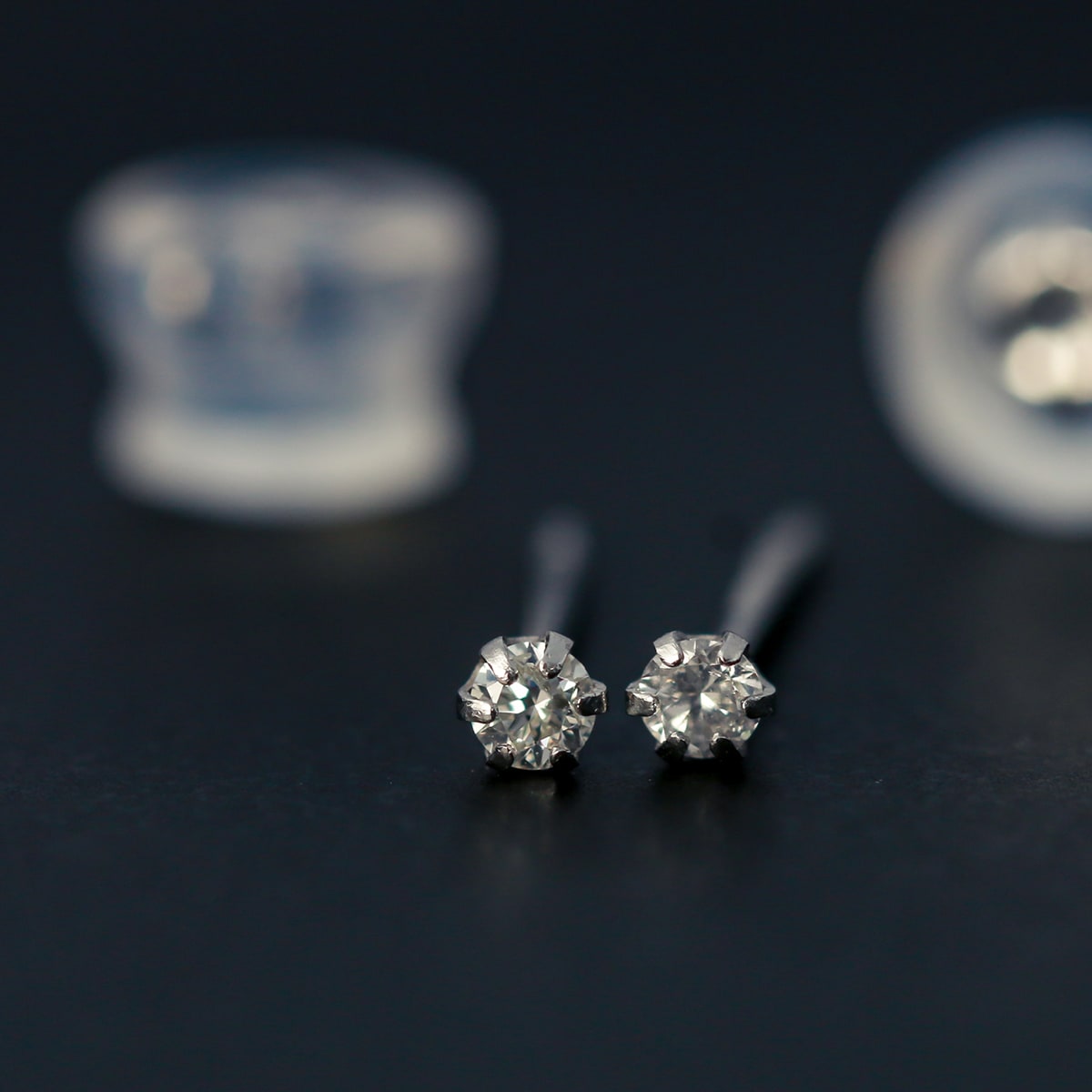 プラチナ900 ダイヤモンドスタッドピアス 0.05ct | gl19021-pt