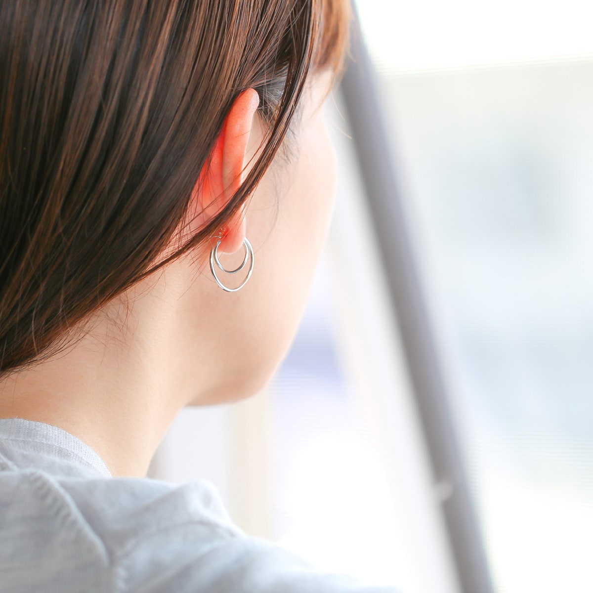 フープピアス(パイプタイプ) | kr2030