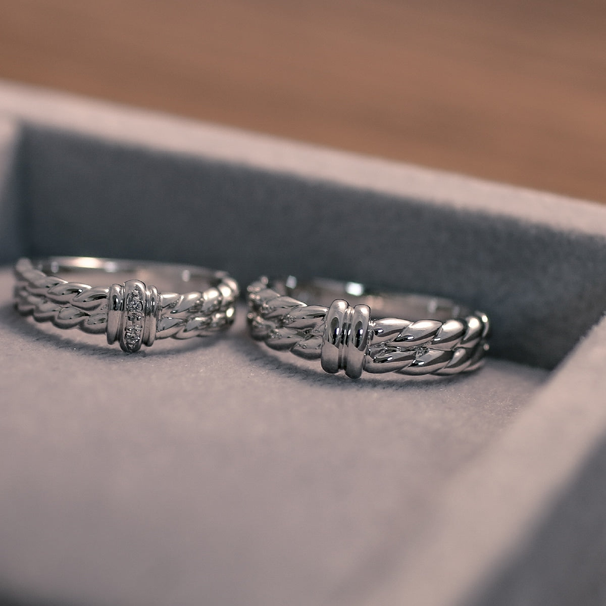 ペアリング 結婚指輪 ダイヤモンド 2本セット | kr4644kr4644