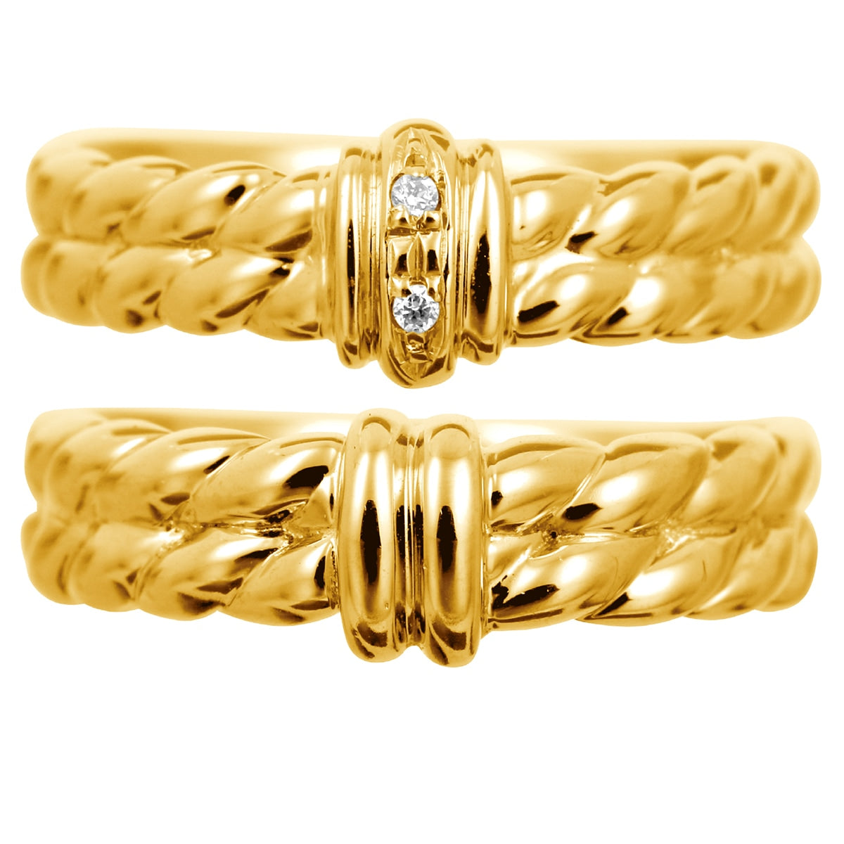 ペアリング 結婚指輪 ダイヤモンド 2本セット | kr4644kr4644