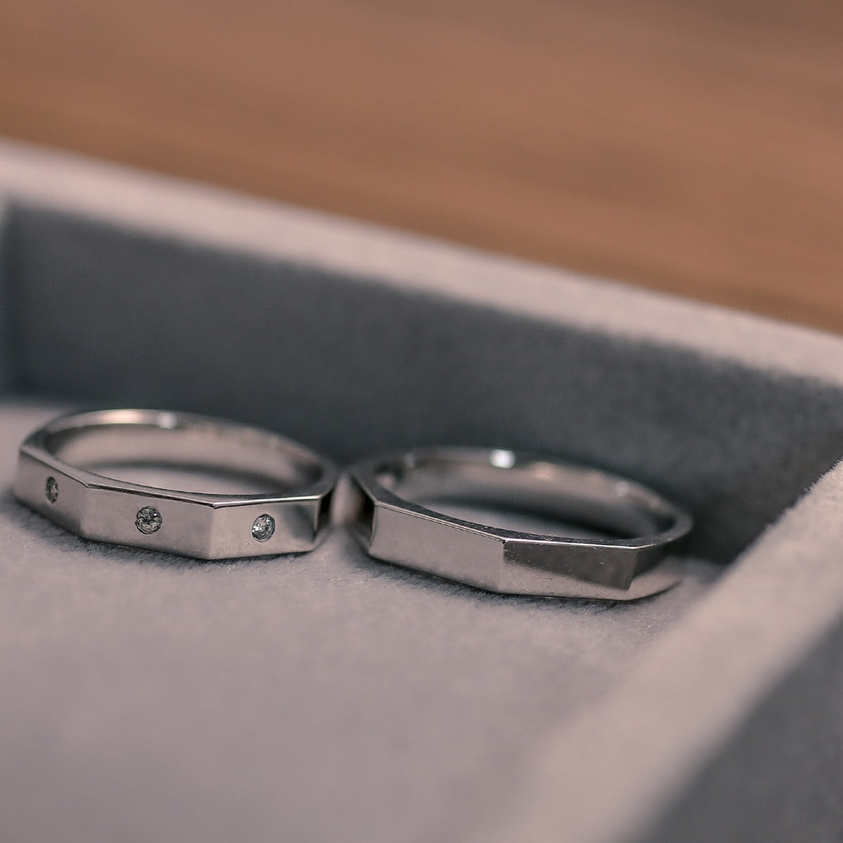 ペアリング 結婚指輪 ダイヤモンド 2本セット | kr6384kr6383