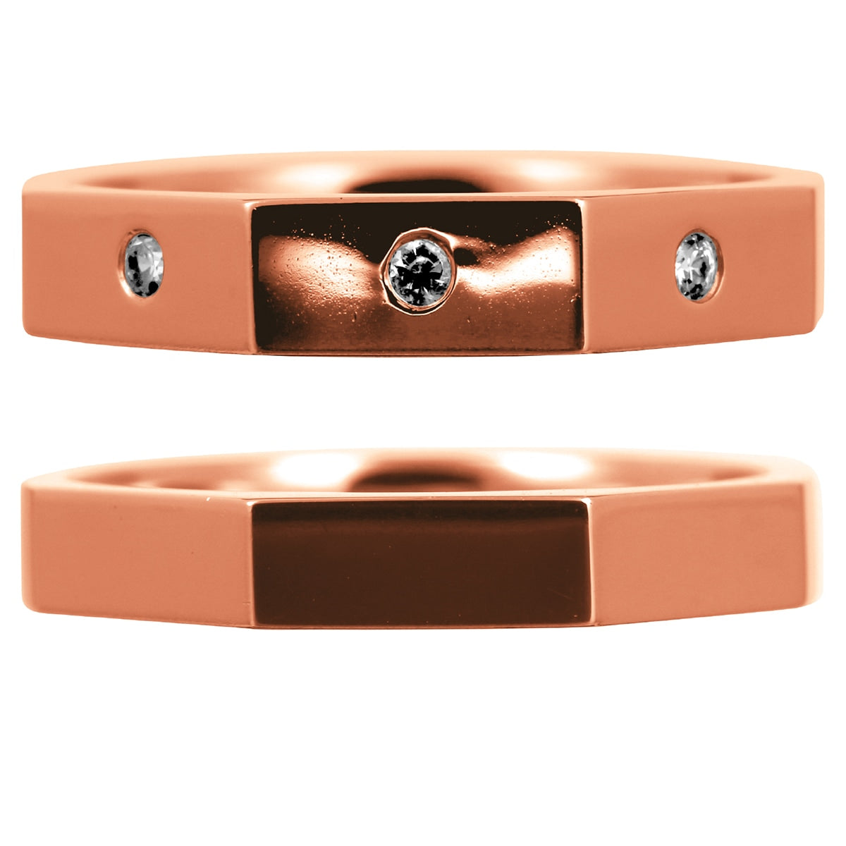 ペアリング 結婚指輪 ダイヤモンド 2本セット | kr6384kr6383