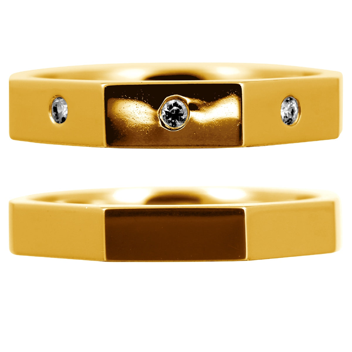 ペアリング 結婚指輪 ダイヤモンド 2本セット | kr6384kr6383