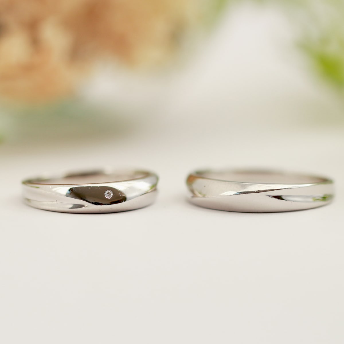 ペアリング 結婚指輪 ダイヤモンド 2本セット | mr635mr635