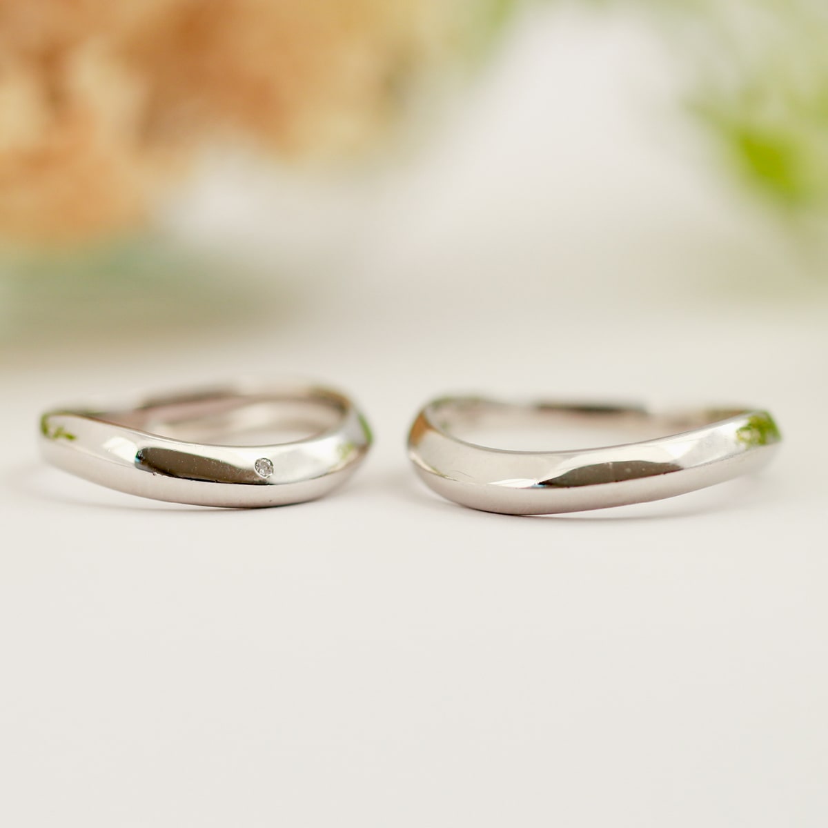 ペアリング 結婚指輪 ダイヤモンド 2本セット | mr636mr636