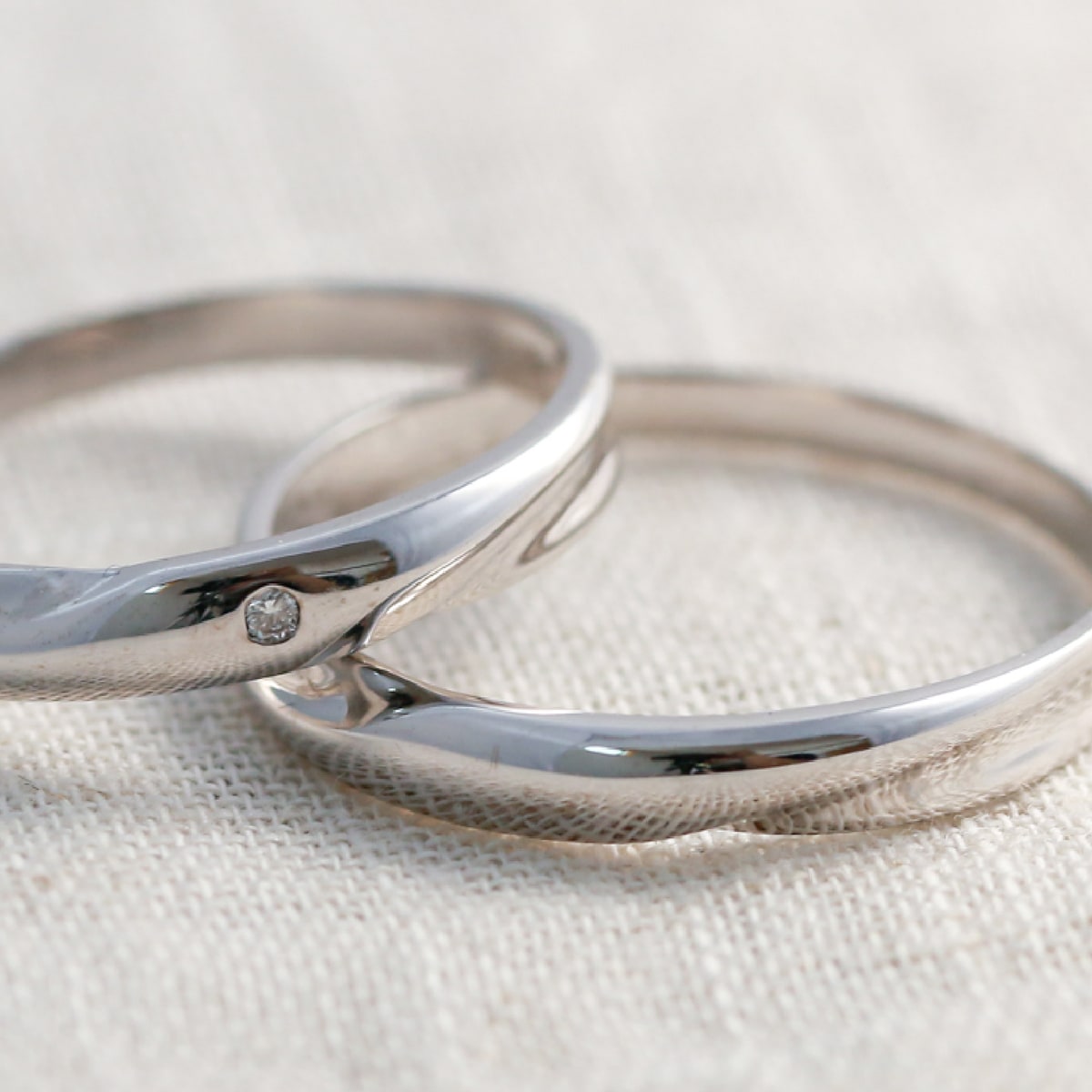 ペアリング 結婚指輪 ダイヤモンド 2本セット | mr637l-mr637m