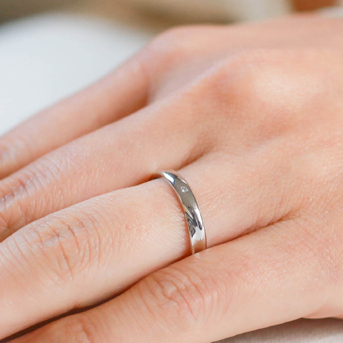 ペアリング 結婚指輪 ダイヤモンド 2本セット | mr637l-mr637m
