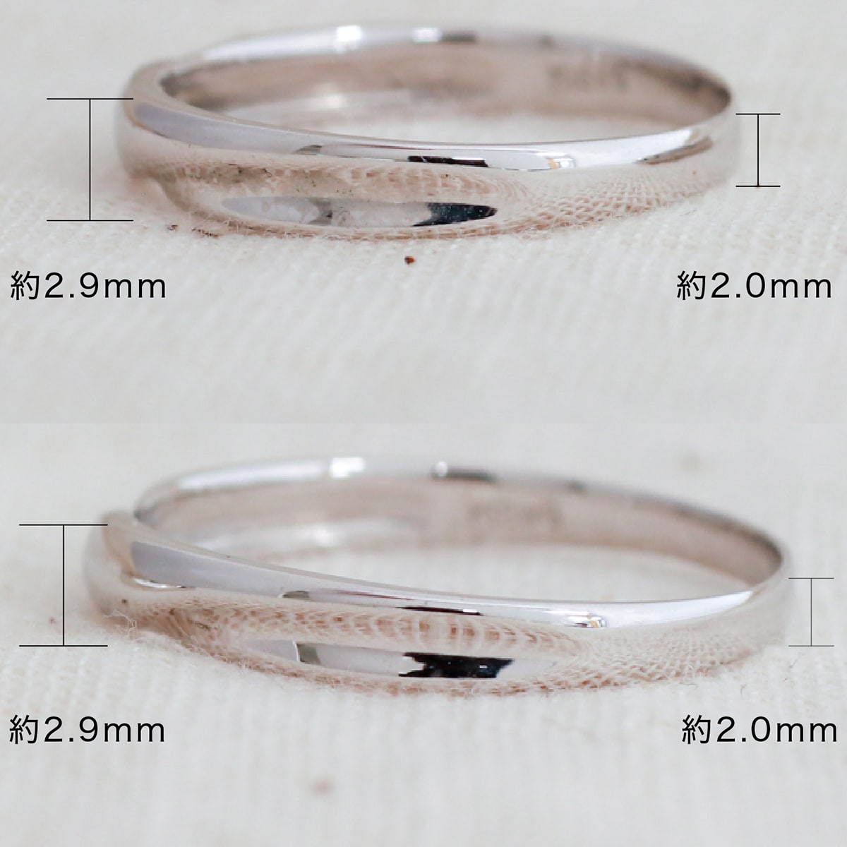ペアリング 結婚指輪 ダイヤモンド 2本セット | mr637l-mr637m