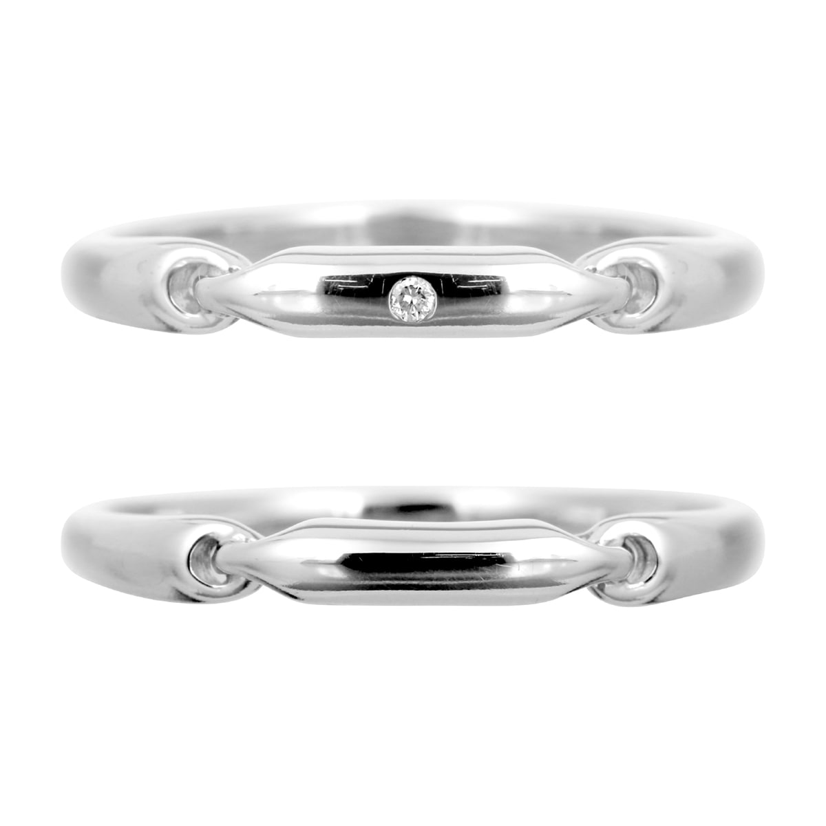 ペアリング 結婚指輪 ダイヤモンド 2本セット | mr761l-mr761m