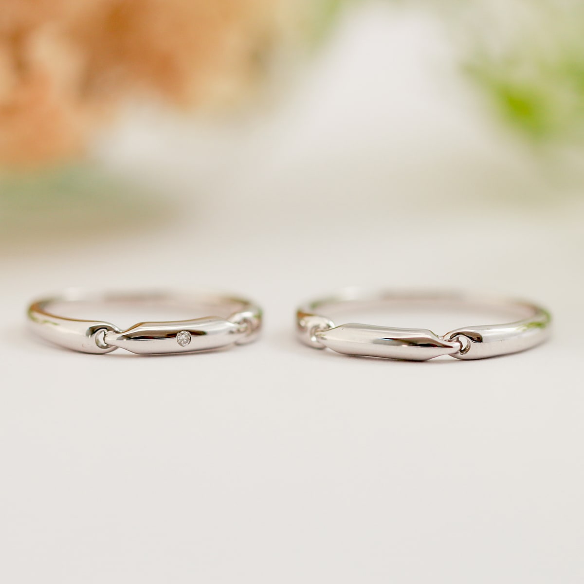 ペアリング 結婚指輪 ダイヤモンド 2本セット | mr761l-mr761m