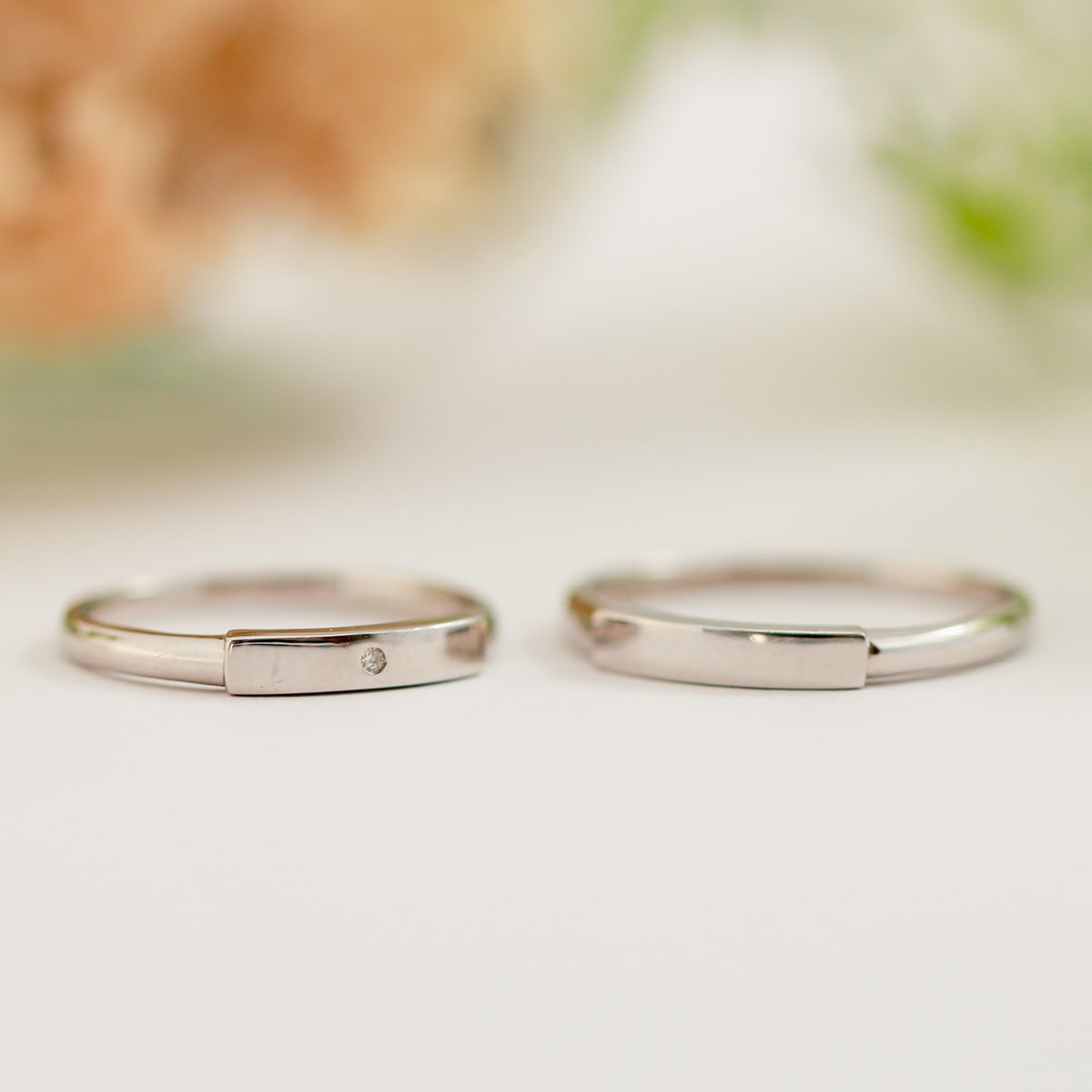 ペアリング 結婚指輪 ダイヤモンド 2本セット | mr762mr762