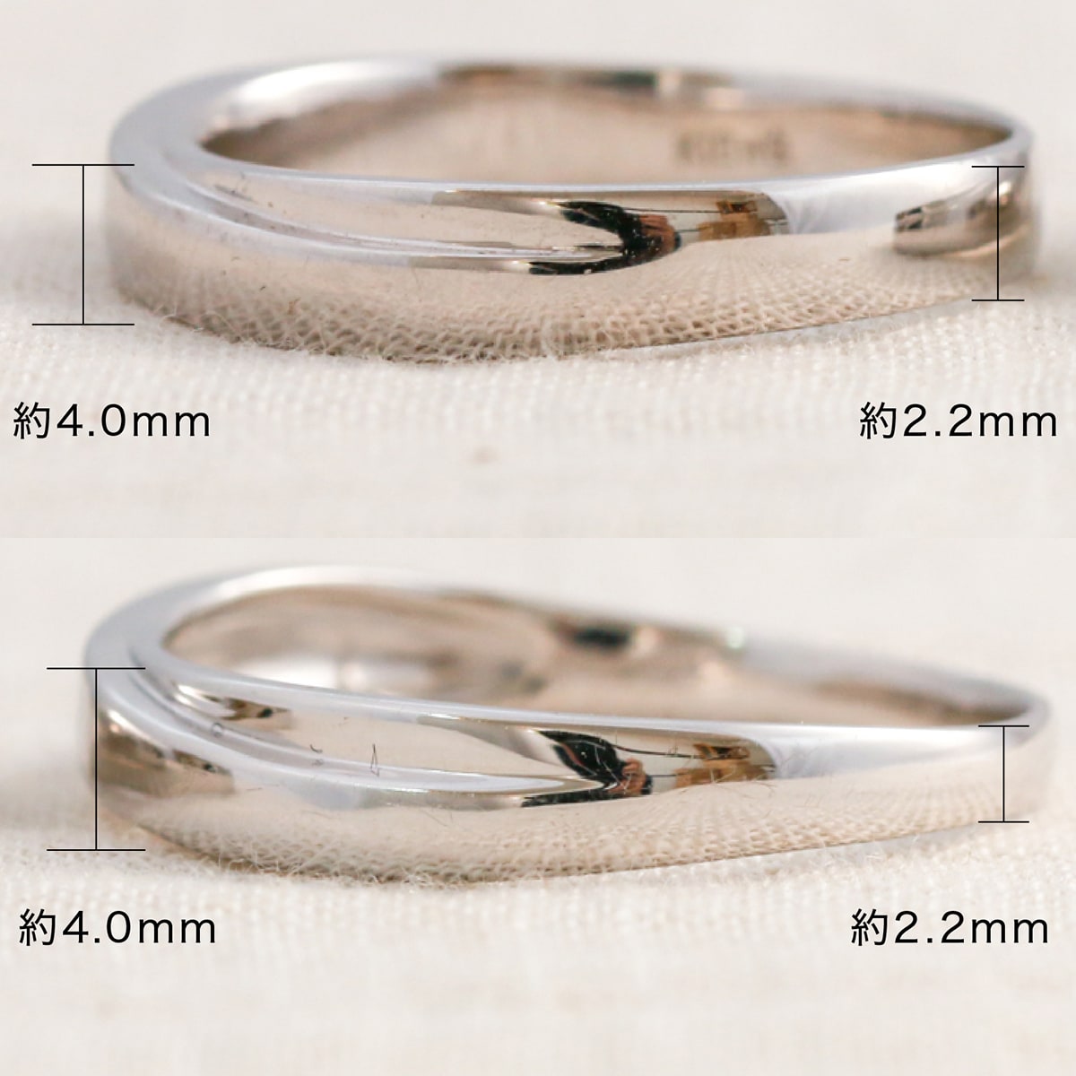 ペアリング 結婚指輪 2本セット | mr793l-mr793m