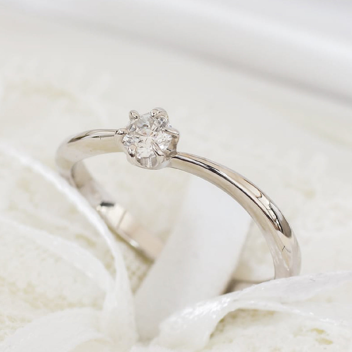 【空枠】3.8mm丸 0.20ct カーブデザイン 結婚指輪 | wkrh8