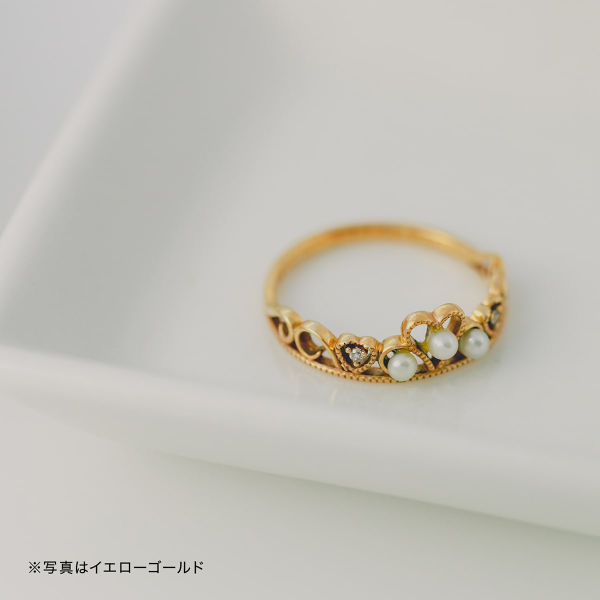 ダイヤモンド 淡水パール リング | sr769